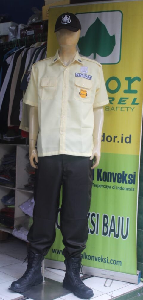 1 STEL BAHAN GABARDINE SERAGAM PDH SATPAM