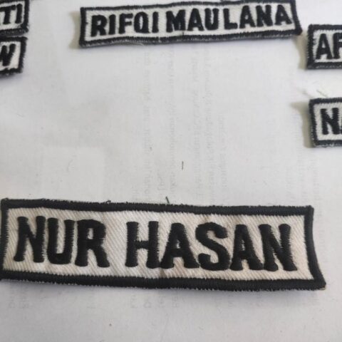 custom nama satpam satuan