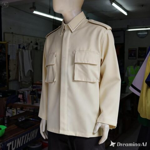 Baju seragam satpam - security CREM PDL SATU Bahan GAIA Neo Premium