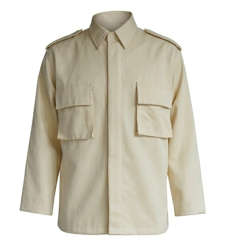 Baju seragam satpam -CREAM PDL SATU Bahan GAIA (Atasan)