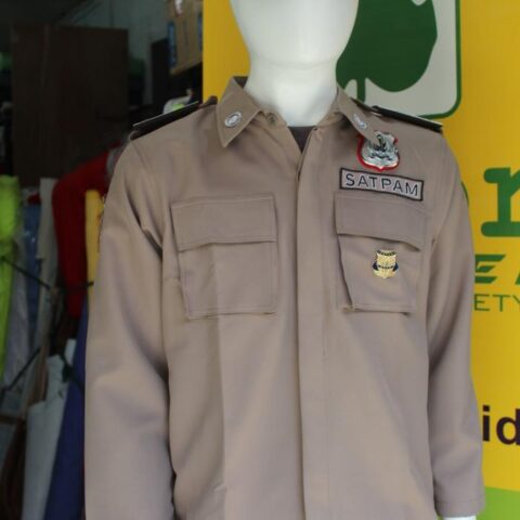 Baju seragam satpam -terbaru PDL SATU Bahan GAIA Neo Premium (Atasan)