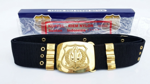 Coppel Satpam Premium-Logo Brasso-Material Kuningan Mengkilap