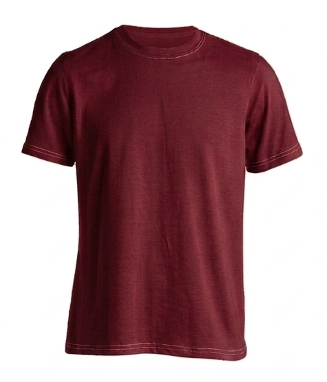 Kaos Polos Merah Maroon O-neck Cotton Combed 24s