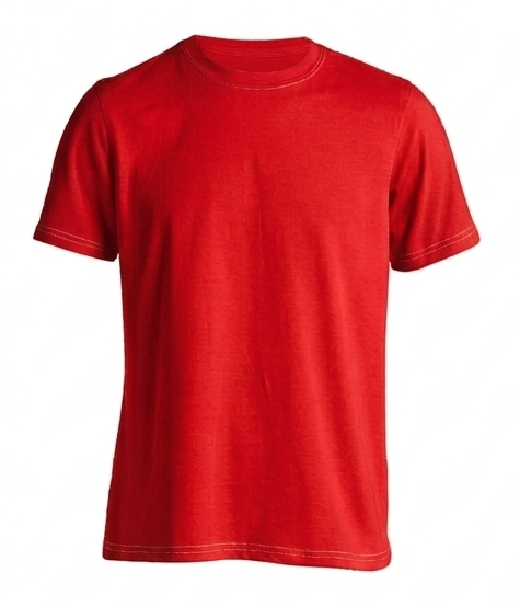 Kaos Polos Merah O-neck Cotton Combed 24s
